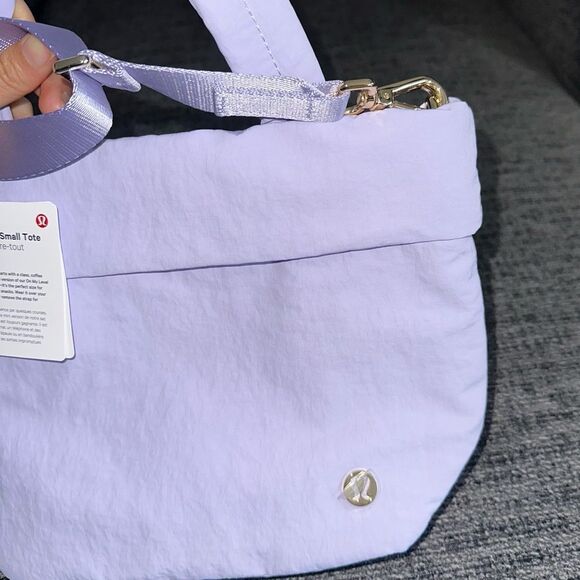 NWT Lululemon On My Level Crossbody Top Handle Tote Bag Micro 5L Lavender Frost - Picture 3 of 14